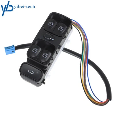 Interruptor principal de ventana eléctrica delantero para 06-09 Mercedes-Benz CLK500 CLK350 3,5 L 5,5 L Foto 1 de 4