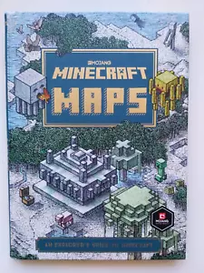 Minecraft Maps An explorer's Guide Mojang Hardcover - Picture 1 of 13