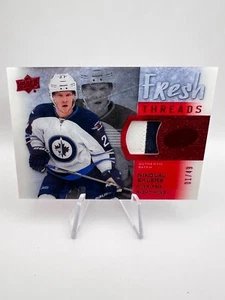 Nikolaj Ehlers - 2015-16 UD Ice Fresh Threads #FT-NE Red Patch 01/49 RC SP - Picture 1 of 3