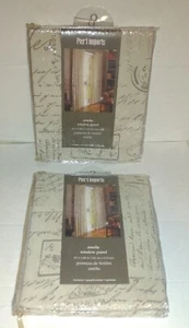 Pier 1 Imports Window Panel, 2 New Packages Each Containing 1 Panel - Picture 1 of 6