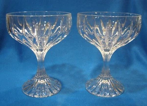 Mikasa Crystal Park Lane Pattern Short Champagne Sherbet Glass 5 1/4" Tall - Picture 1 of 6