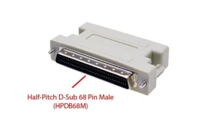 Slim HPDB68 Stecker auf HPDB50 Buchse SCSI Adapter - Bild 1 von 2
