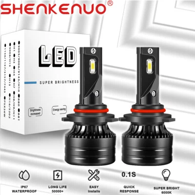 Super Bright White LED Headlight High Beam Bulbs For Honda Civic 2016-2020 - Image 1 of 4