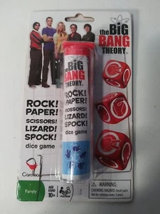The Big Bang Theory Rock Paper Scissors Lizard Spock Dice Game..Sealed - Picture 1 of 2