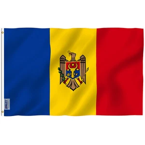 Anley Fly Breeze 3x5 Ft Moldova Flag - Republic of Moldova Flags Polyester - Picture 1 of 6