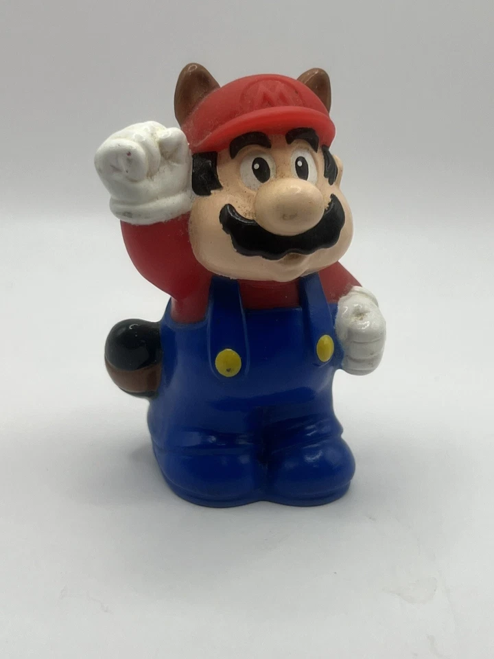 Figura de colección 1989 Super Mario Bros. 3 McDonalds Happy Meal juguete mapache Tanooki Foto 1 de 4