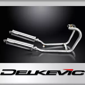 Triumph Thruxton 1200 R/RS 16-23 Complete Exhaust 2-2 18" Oval Stainless Muffler - Picture 1 of 6