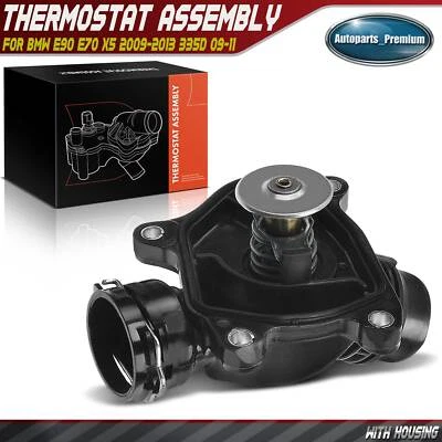 Conjunto de carcasa de termostato para BMW E90 E70 X5 2009-2013 335d 2009-2011 L6 3,0 L Foto 1 de 4