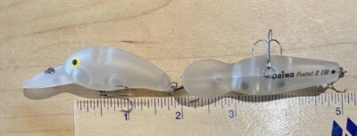 Lote de 2 iscas, Daiwa Deka Peanut II DR lote de isca de mergulho branco claro ou fosco - Imagem 1 de 2