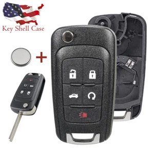 For 2011-2017 Buick Lacrosse Regal Verano Remote Flip Key Fob Case Shell Cover - Picture 1 of 7