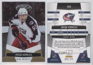 2010-11 Certified Platinum Gold /25 Jakub Voracek #44