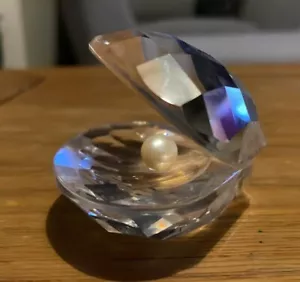 Swarovski Crystal oyster clam shell with pearl 14389 (B2) - Picture 1 of 2
