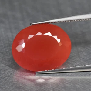 5.57Ct Fantastic Quality 100% Natural Reddish Orange Andesine _ Brazil - Picture 1 of 1