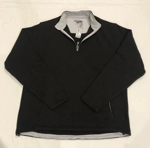 Chaqueta Peter Millar Warmth 4 Elements Performance Negra Cuarto Cremallera Hombre’s XL - Imagen 1 de 10