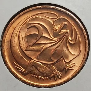 World Coin Australia Last Year Issue Cent Coin Voluptuous Luster 1984 Red #BE169 - Picture 1 of 6