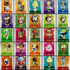 Animal Crossing Amiibo Series 5 Cards All Cards 401 - 448 New Horizons Official - Picture 1 of 50