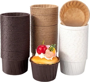 Muffinförmchen Papier, 150 Stück Cupcake Formen Papier Backförmchen Wrapper, Ein - Bild 1 von 7