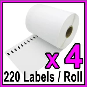 4x Compatible Dymo 0904980 4XL Extra Large Shipping Labels 104 x 159mm SD0904980 - Picture 1 of 4