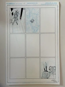 Deleted Page from CYBERFROG: REKT PLANET by ETHAN VAN SCIVER Unpublished SIGNED - Picture 1 of 5