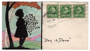 #864 Henry W. Longfellow Famous American 1940 FDC - Hand-Painted ACE Hodapp - Picture 1 of 2