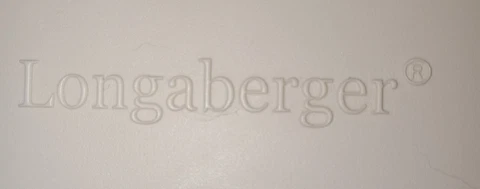 Longaberger 2002 Round Bowl And Lid Cover