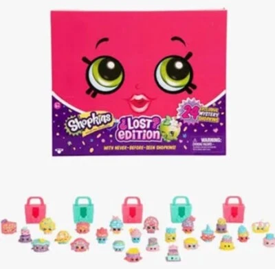 Shopkins 2016 edición perdida 24 exclusivo Mystery Shopkins raro nuevo en caja Foto 1 de 4