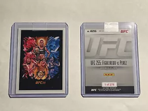 Tarjeta de póster Panini UFC 255 2021 - FIGUEIREDO VS. PEREZ - 1 de 278 - Imagen 1 de 3