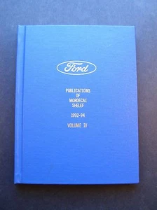 Ford Publications Of Mordecai Shelef 1992-94 Vol. 4 Chemical & Physical Sciences - Picture 1 of 10