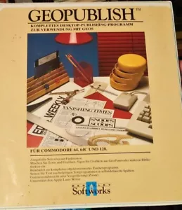 Geopublish disquete + manual 100% ok (Commodore C 64) alemán - Imagen 1 de 3