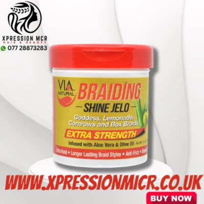 VIA Natural: Braid Shine Jelo - Extra Stärke 16oz