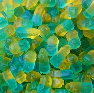 JELLY MINIONS Pick & Mix Candy Sweets Gru Kids Party Despicable Me Blue Yellow - Picture 1 of 4