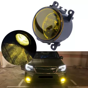 A Left/Right Fog Light Lamp Yellow Lens H11 For Acura Honda Ford Nissan Subaru - Picture 1 of 8