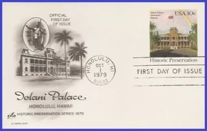 USA4 #UX81 U/A ARTCRAFT FDC Iolani Palace - Bild 1 von 1