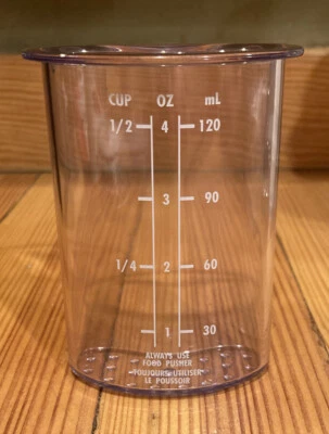 Hamilton Beach Short Cut Micro Food Processor 70200 Replacement Part Food Pusher - Image 1 of 3