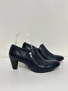 Rialto Size 8.5 M Navy Sarina Ankle Booties With Heel - Picture 1 of 9