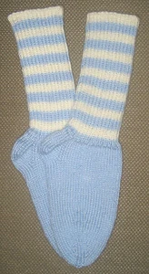 NEW Warm and Soft Hand Knit Socks (9.0 inches length) - Picture 1 of 1