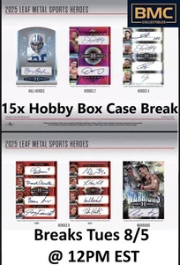 Willie Roaf 2025 Leaf Metal Sports Heroes 1x Case Break #32 - Picture 1 of 1