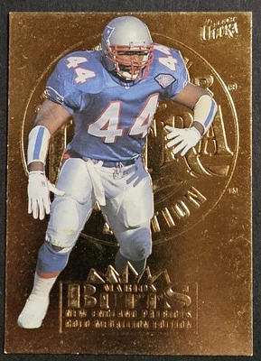 1995 Fleer Ultra Gold Medallion #200 Marion Butts New England Patriots - Image 1 of 2