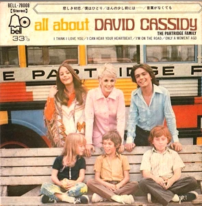 PARTRIDGE FAMILY "All About David Cassidy" 70's Japan ONLY Ep w/ps lil POSTER! - Picture 1 of 4