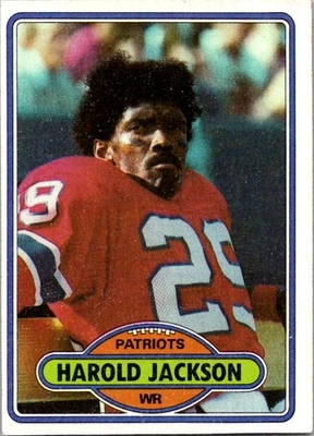 Harold Jackson 1980 Topps #7 New England Patriots - Image 1 of 2