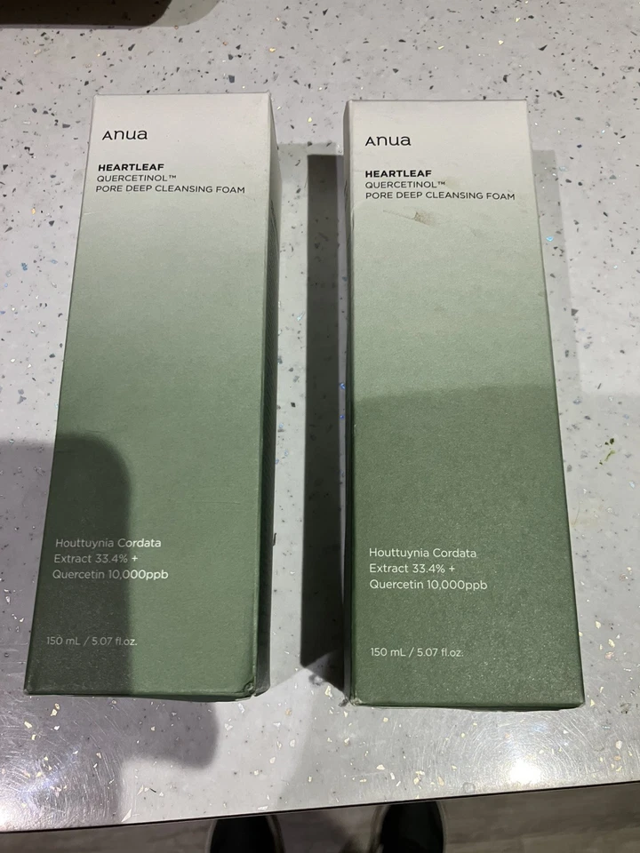 2x ANUA Heartleaf Quercetinol pore Deep Cleansing Foam – 150ml