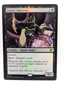 Edge Of Eternity - Sunset Saboteur - Creature - Rare - Foil - Eoe 116 - - Picture 1 of 2