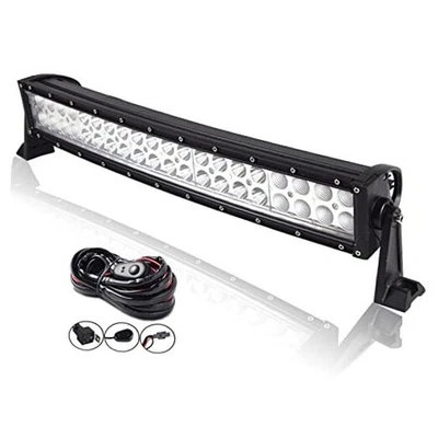  22 inch 120W Curved Double Row LED Light Bar Work Light Spot Flood Beam with  - Image 1 of 4