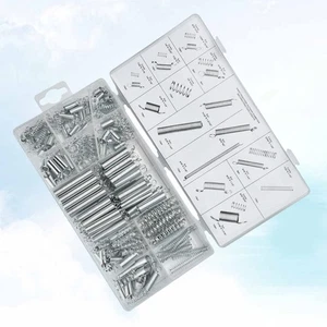 200 Pcs Mechanical Compression Springs Assorted Tension Galvanized - Picture 1 of 11