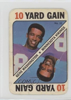 1971 Topps Game Cards Gene Washington #32 - Image 1 of 2