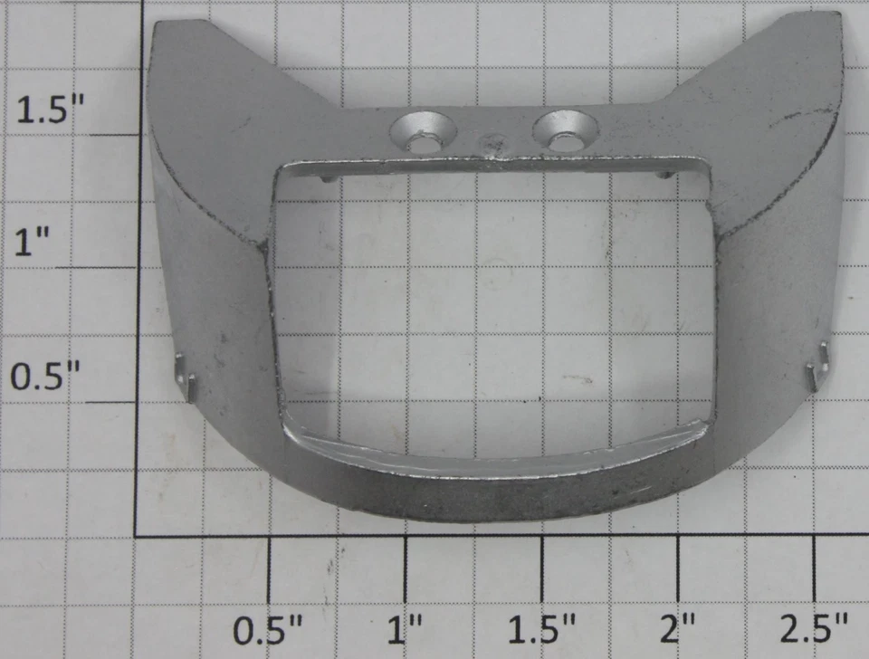Avental Lionel 2333-59 Santa Fe prata frente fundido - Imagem 1 de 2