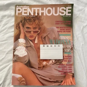 Australian Penthouse Magazine October 1987 MADONNA NUDE 1989s Men’s - Picture 1 of 5