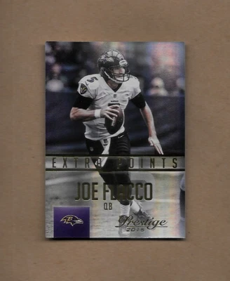 2015 Panini Prestige Joe Flacco Extra Points Holo Gold Card #57 SN#10/50 NM/MT - Image 1 of 4