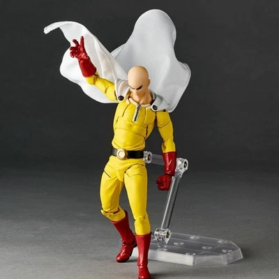 Anime One-Punch Man Saitama Action Figure: Caped Baldy Collectible Toys Box Gift - Image 1 of 4