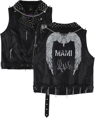 Chaleco Réplica Rhea Ripley WWE Autografiado Día del Juicio Foto 1 de 4